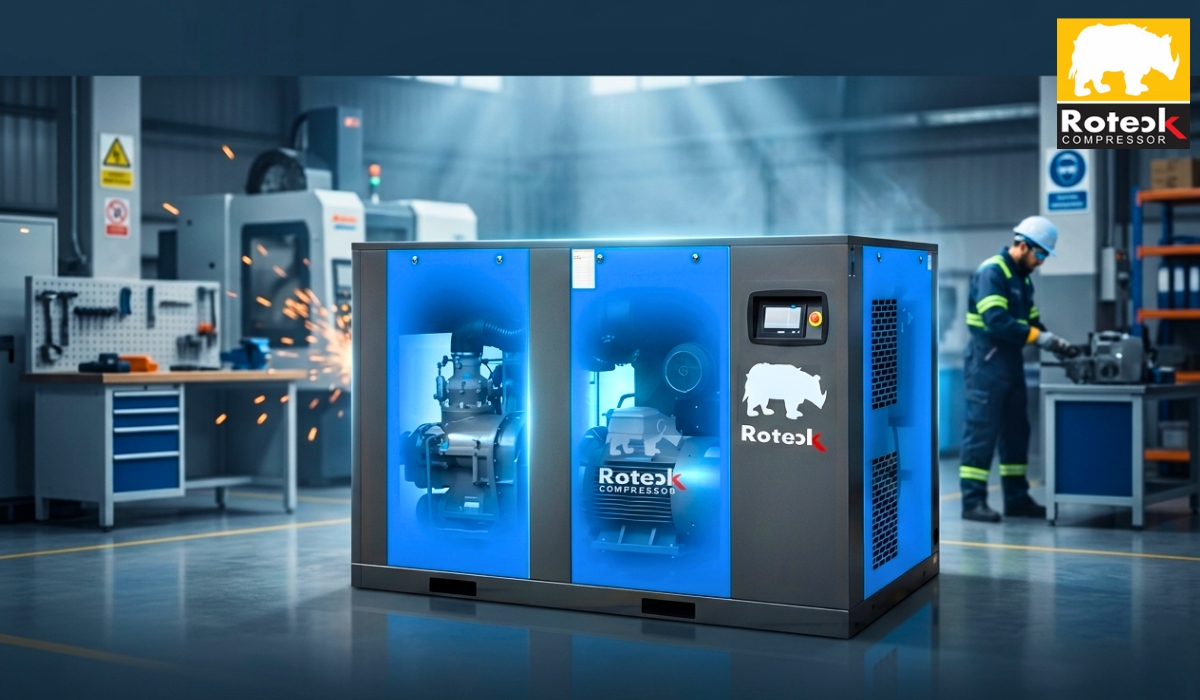 Air Compressor Repair in Ghaziabad Reliable & Fast Service by Roteck Compressor